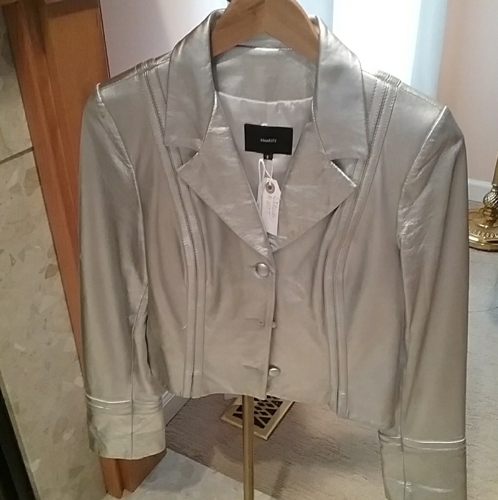 Genuine Leather Silver Jacket #170C (N w/o T)
